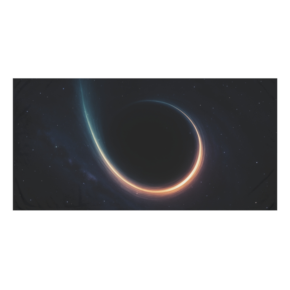 Gravitational Lens Prism Veil trendy hand towels