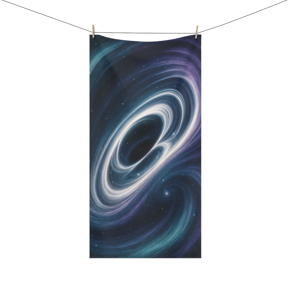 Gravitational Lens Spiral trendy hand towels