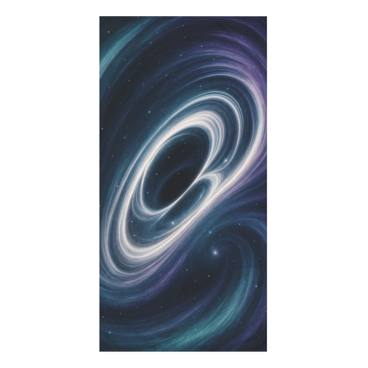 Gravitational Lens Spiral trendy hand towels