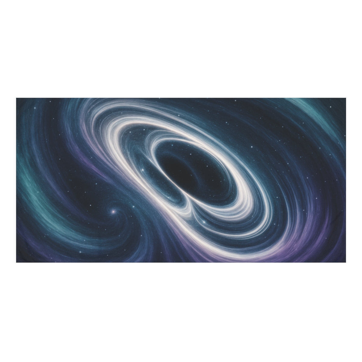 Gravitational Lens Spiral trendy hand towels