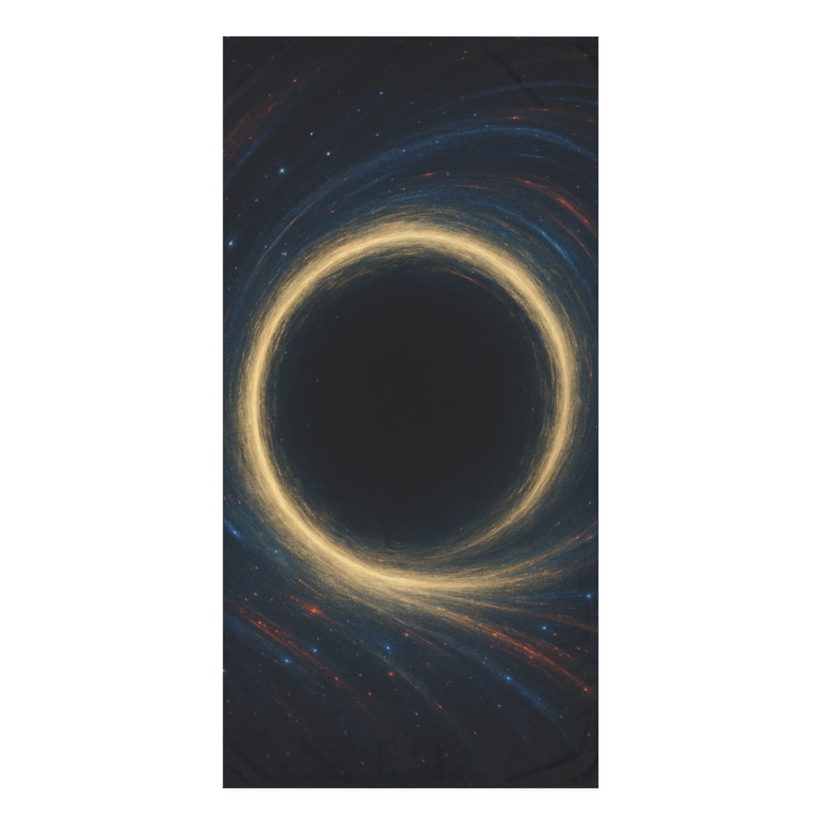 Gravitational Lensing Halo Drift personalized bath towels