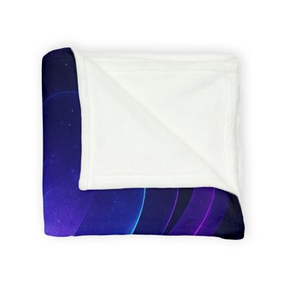Gravitational Prism Bloom designer printed blankets