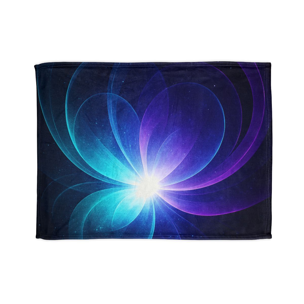 Gravitational Prism Bloom designer printed blankets