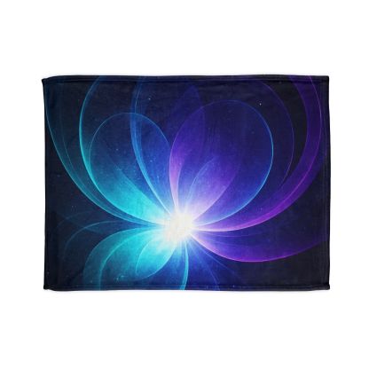 Gravitational Prism Bloom designer printed blankets