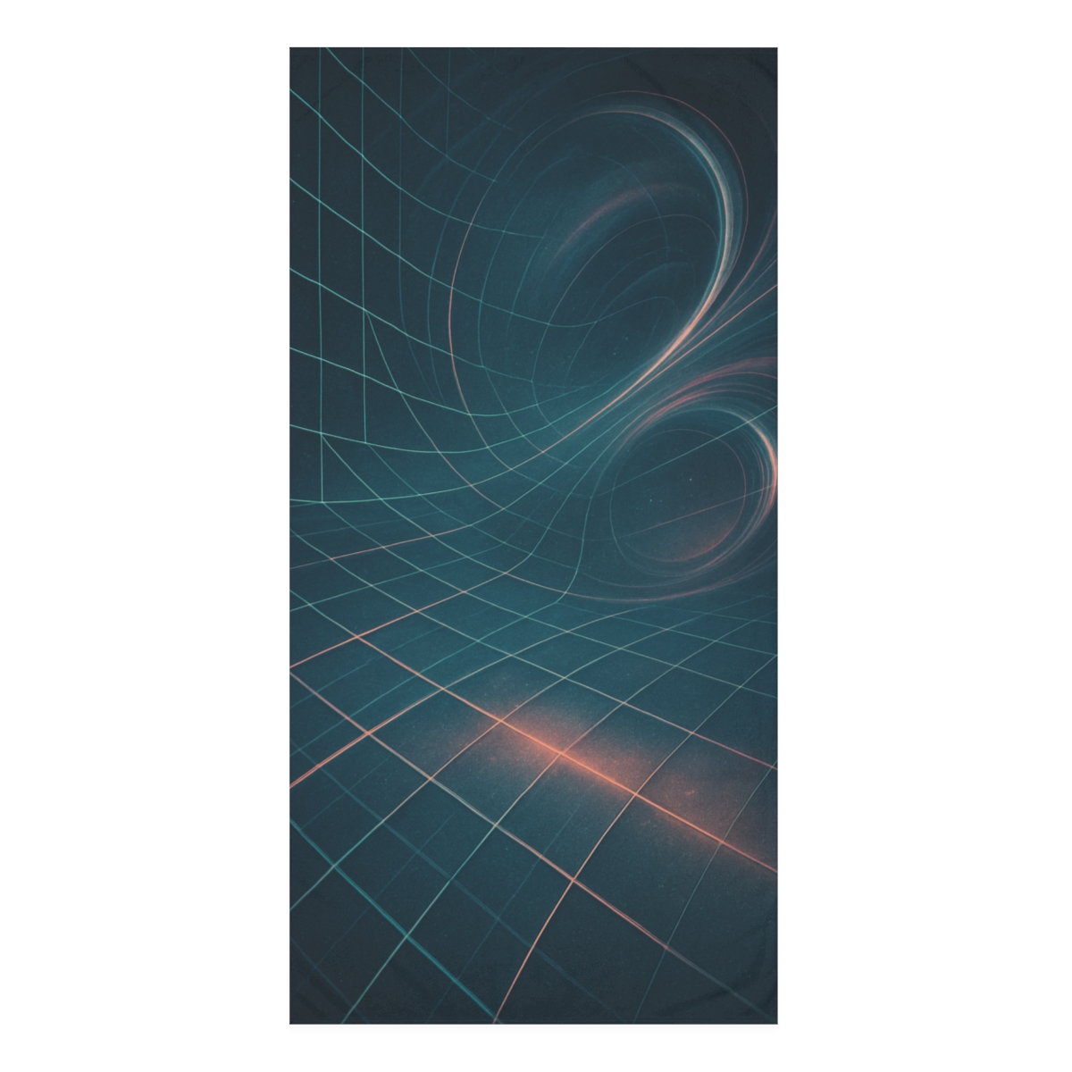 Gravitational Prism Grid soft cotton towels