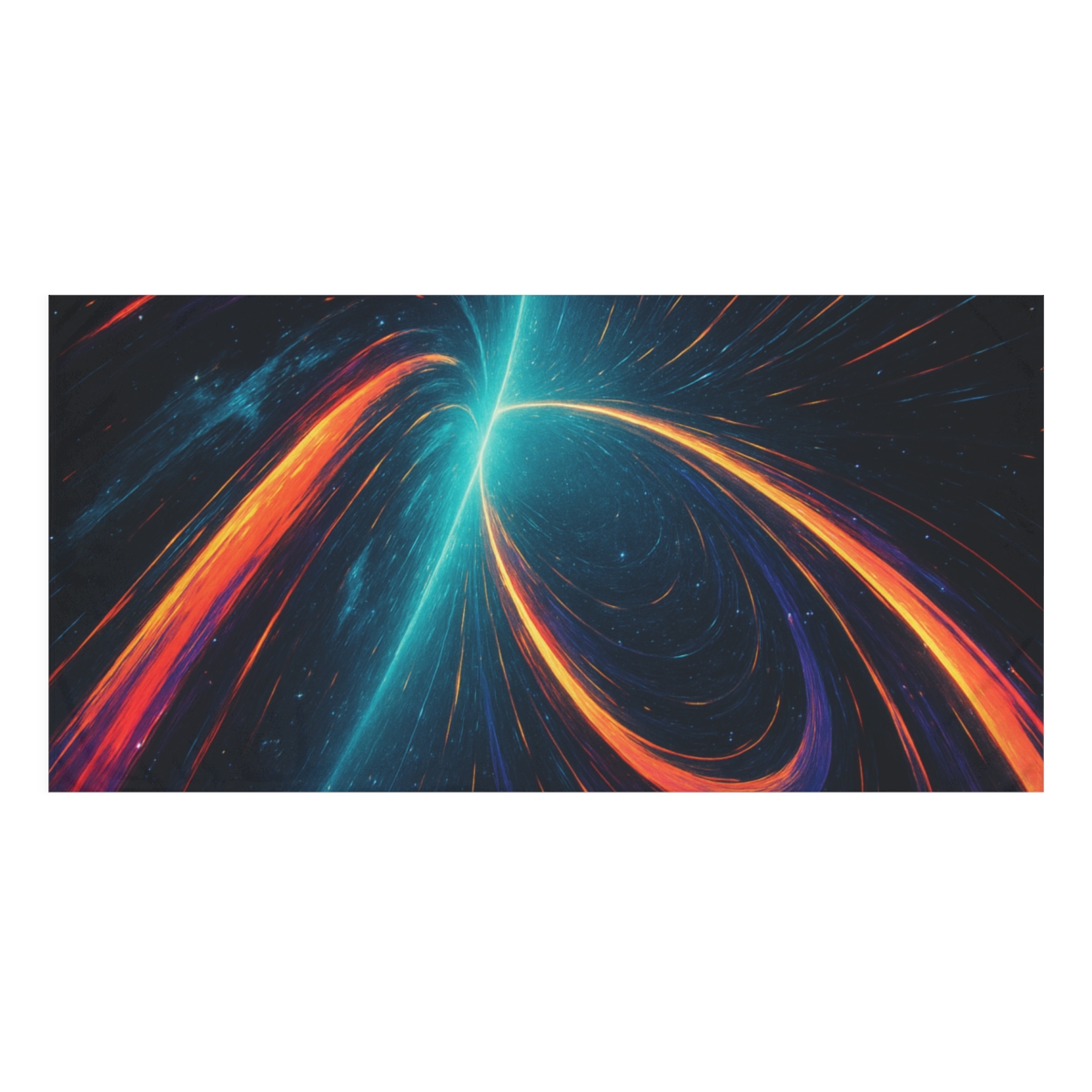 Gravitational Prism Tides stylish beach towels