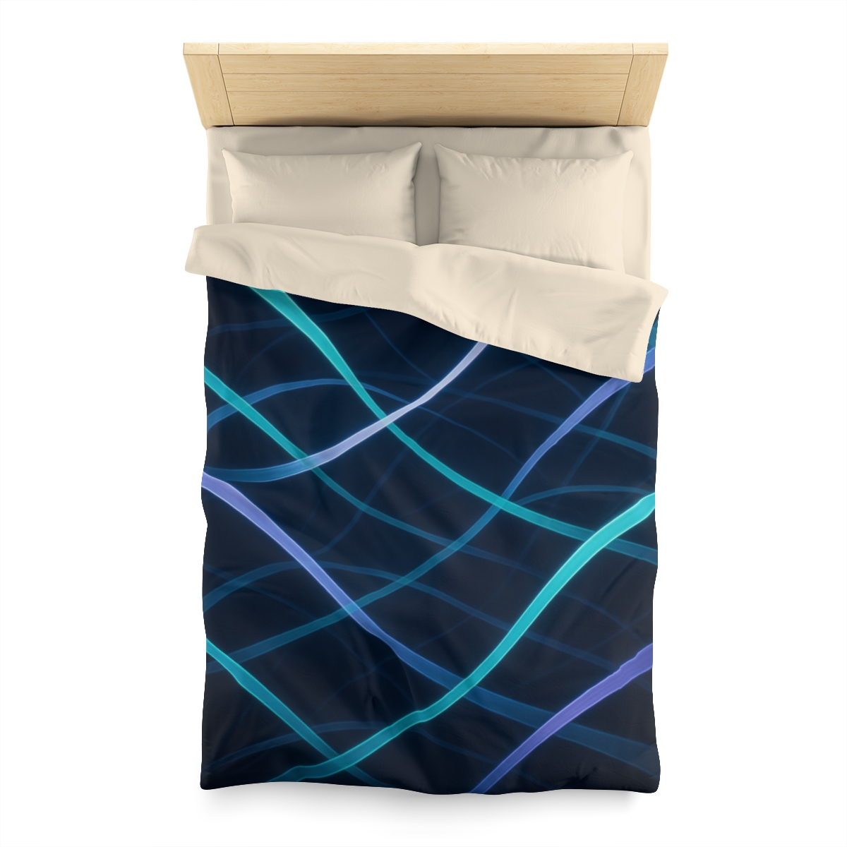 Gravitational Ribbon Lattice custom duvets