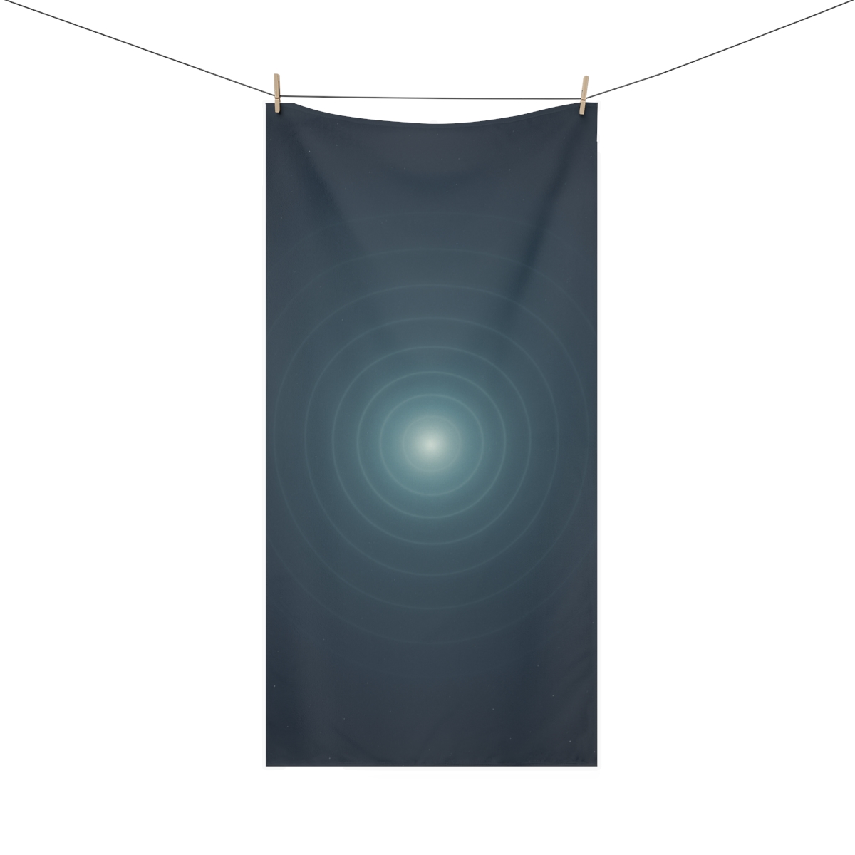 Gravitational Ripple Halo stylish beach towels