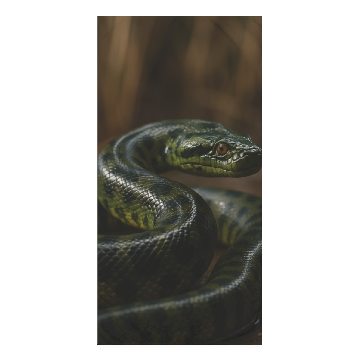 Gravity Coil Green Anaconda unique gift towels