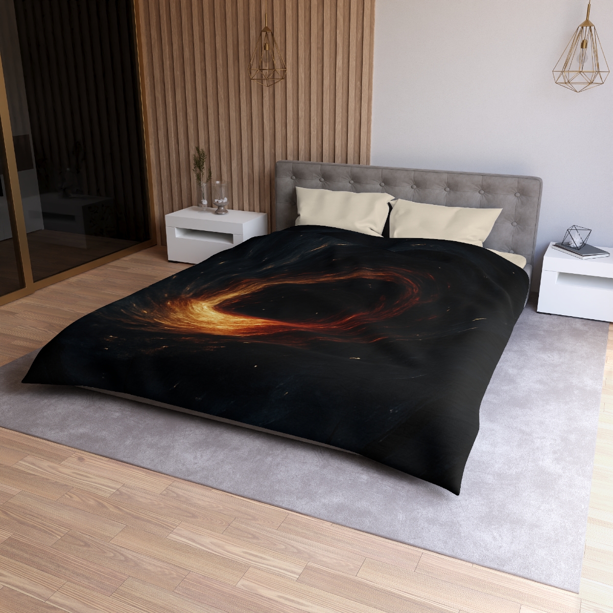 Gravity Echo Vortex personalized bedding duvets