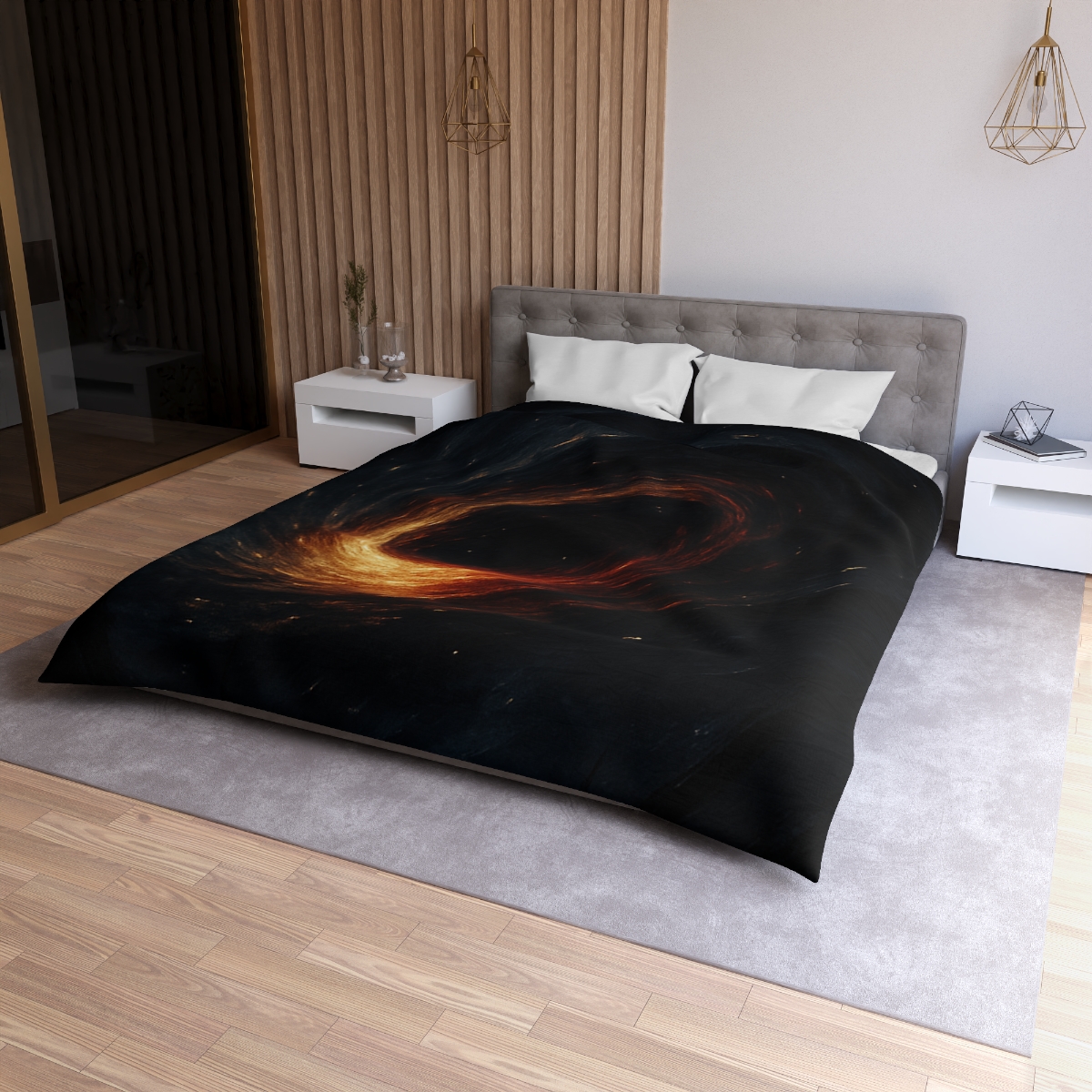 Gravity Echo Vortex personalized bedding duvets