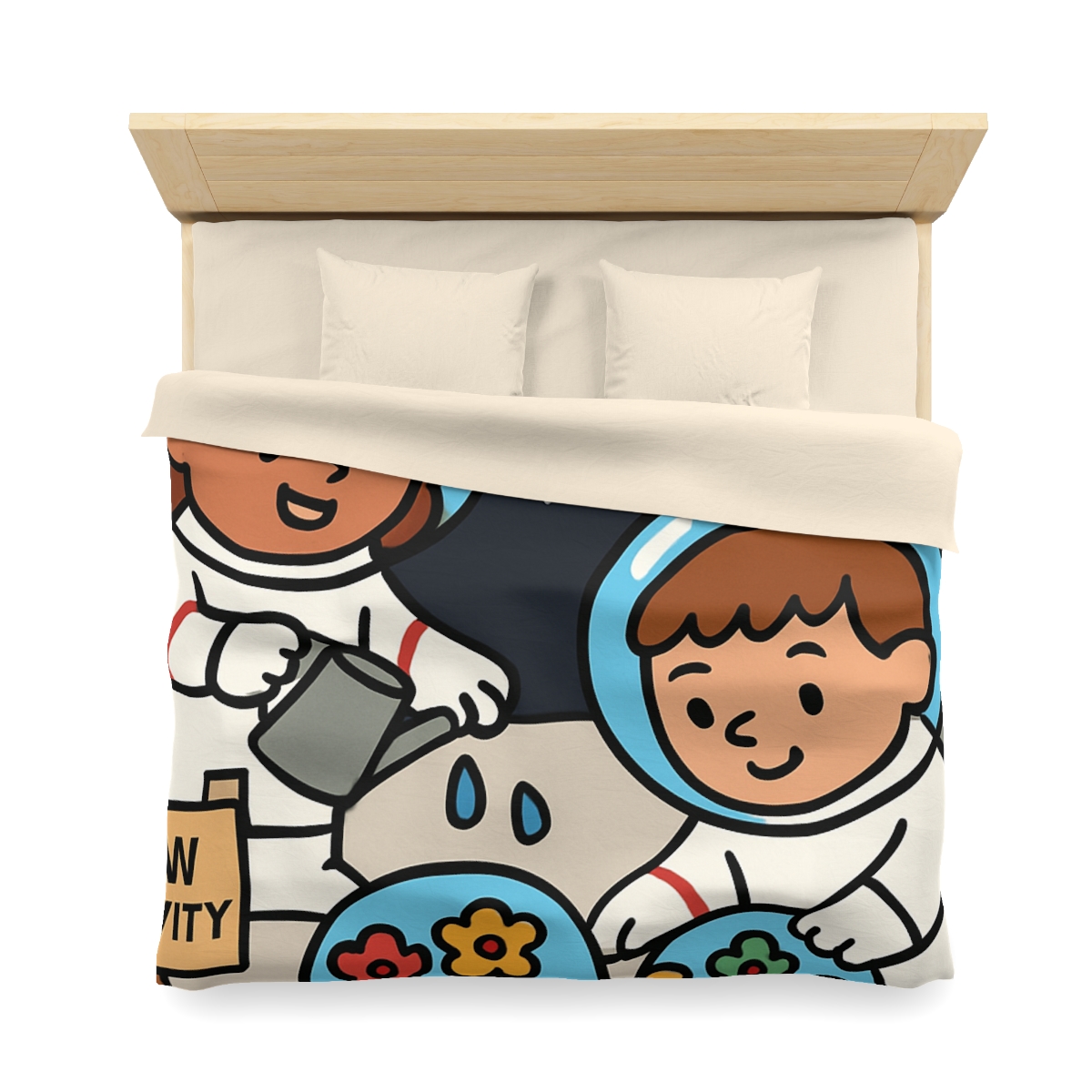 Gravity Garden On The Moon warm winter duvets