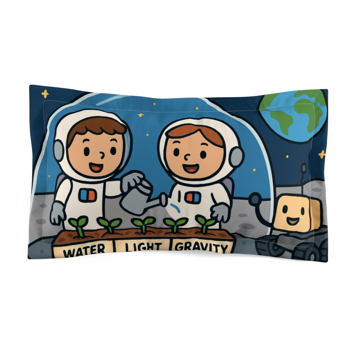 Gravity Garden On The Moon gift pillows for home