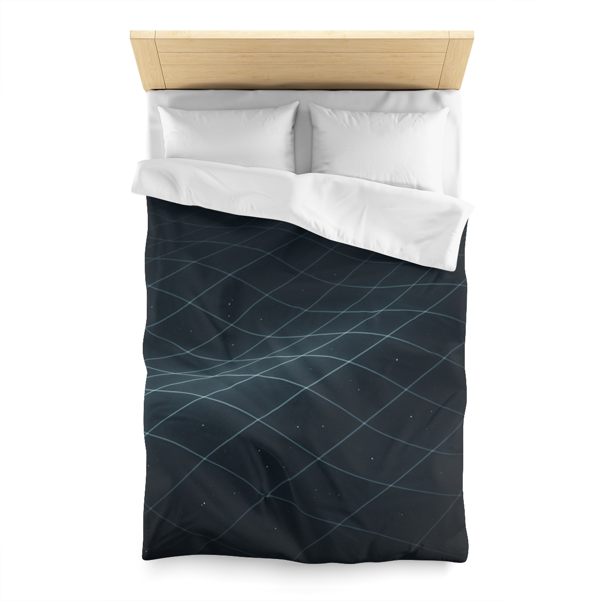 Gravity Tidal Lattice designer printed duvets