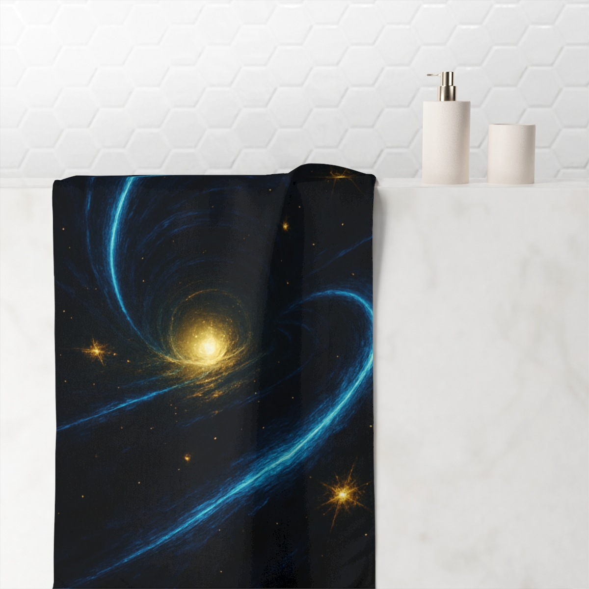 Gravity Wave Starfield Signature comfortable face towels