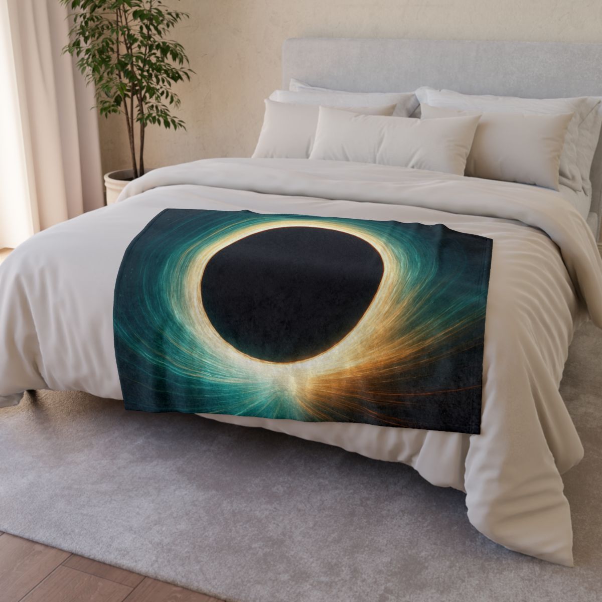 Gravity Well Halo designer printed blankets