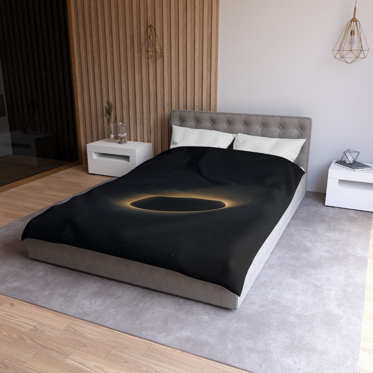 Gravity Well Vortex personalized bedding duvets