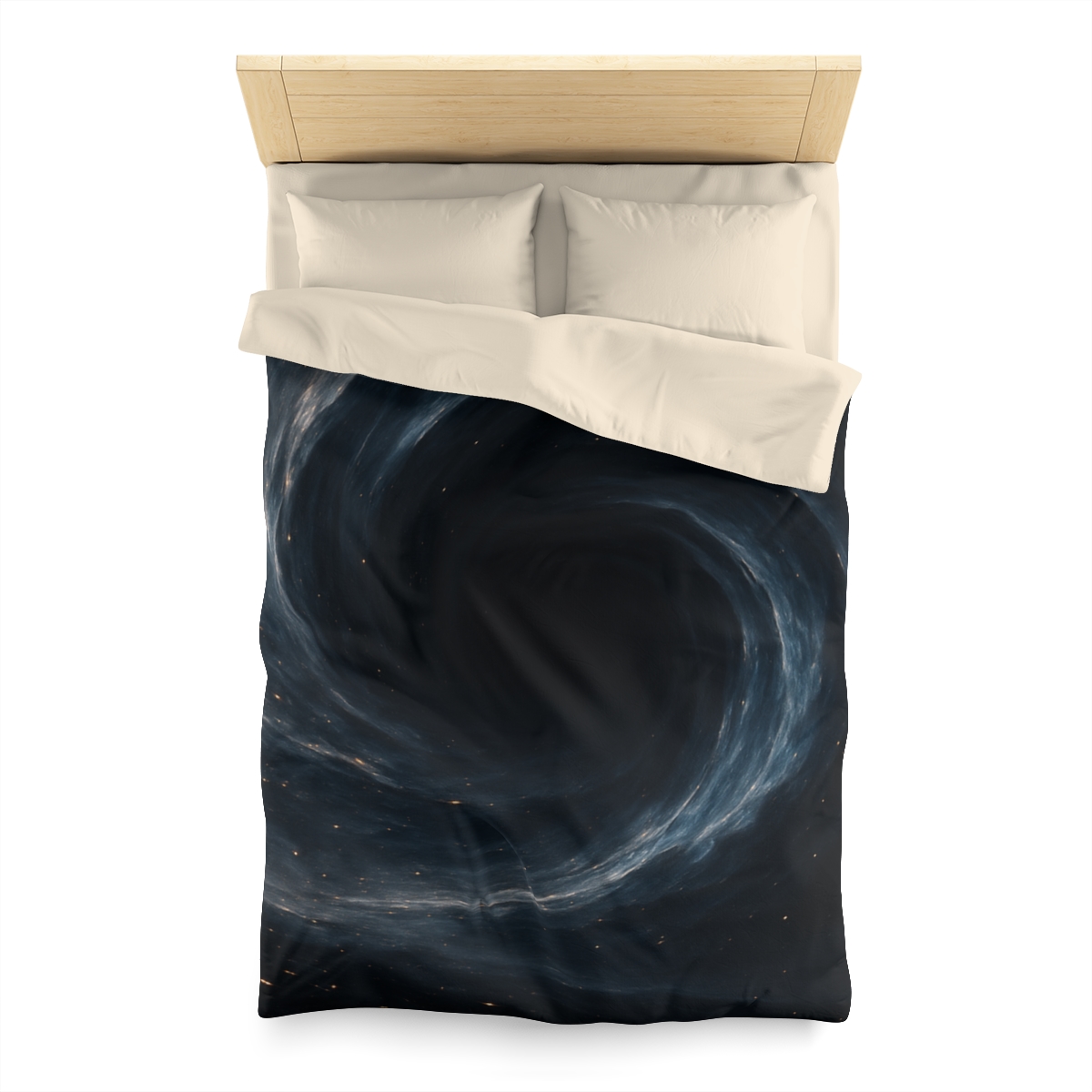 Gravity Well Vortex designer printed duvets