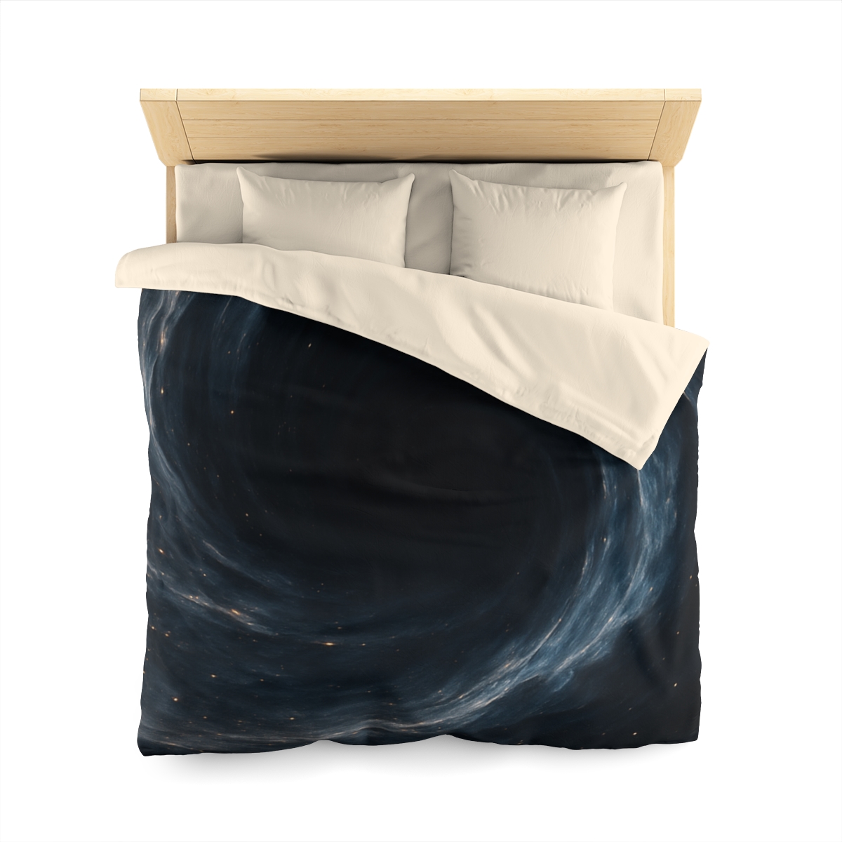 Gravity Well Vortex designer printed duvets