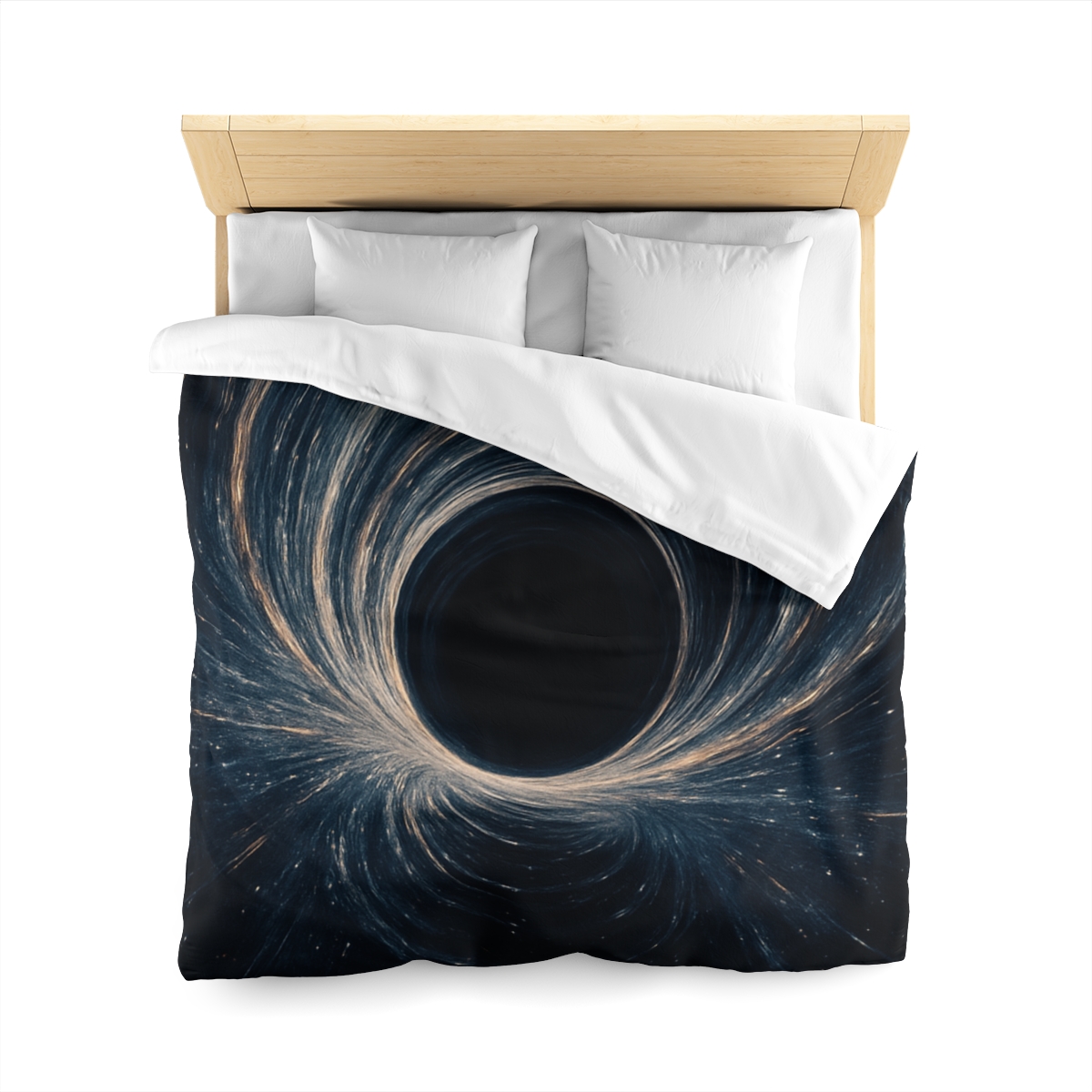 Gravity Well Vortex personalized bedding duvets