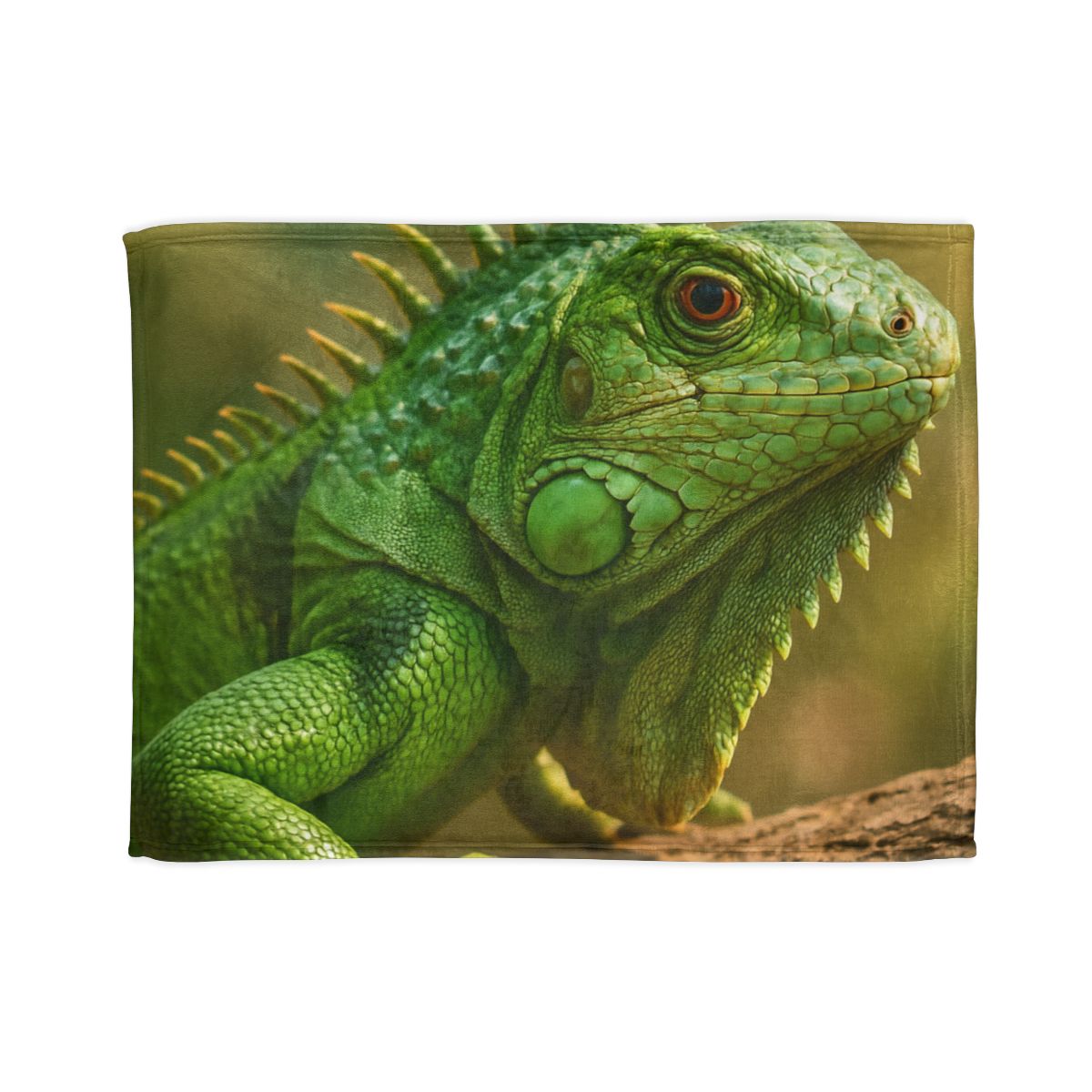 Green Iguana Sun Poise custom blankets
