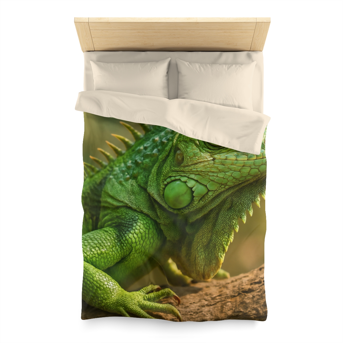 Green Iguana Sun Poise personalized bedding duvets