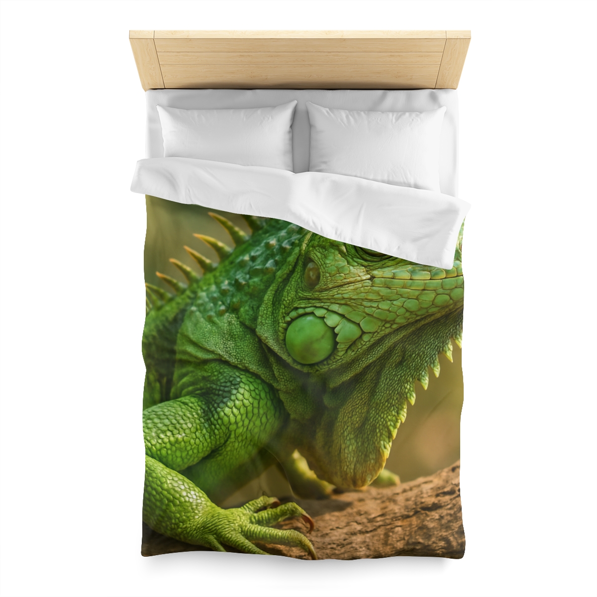 Green Iguana Sun Poise personalized bedding duvets