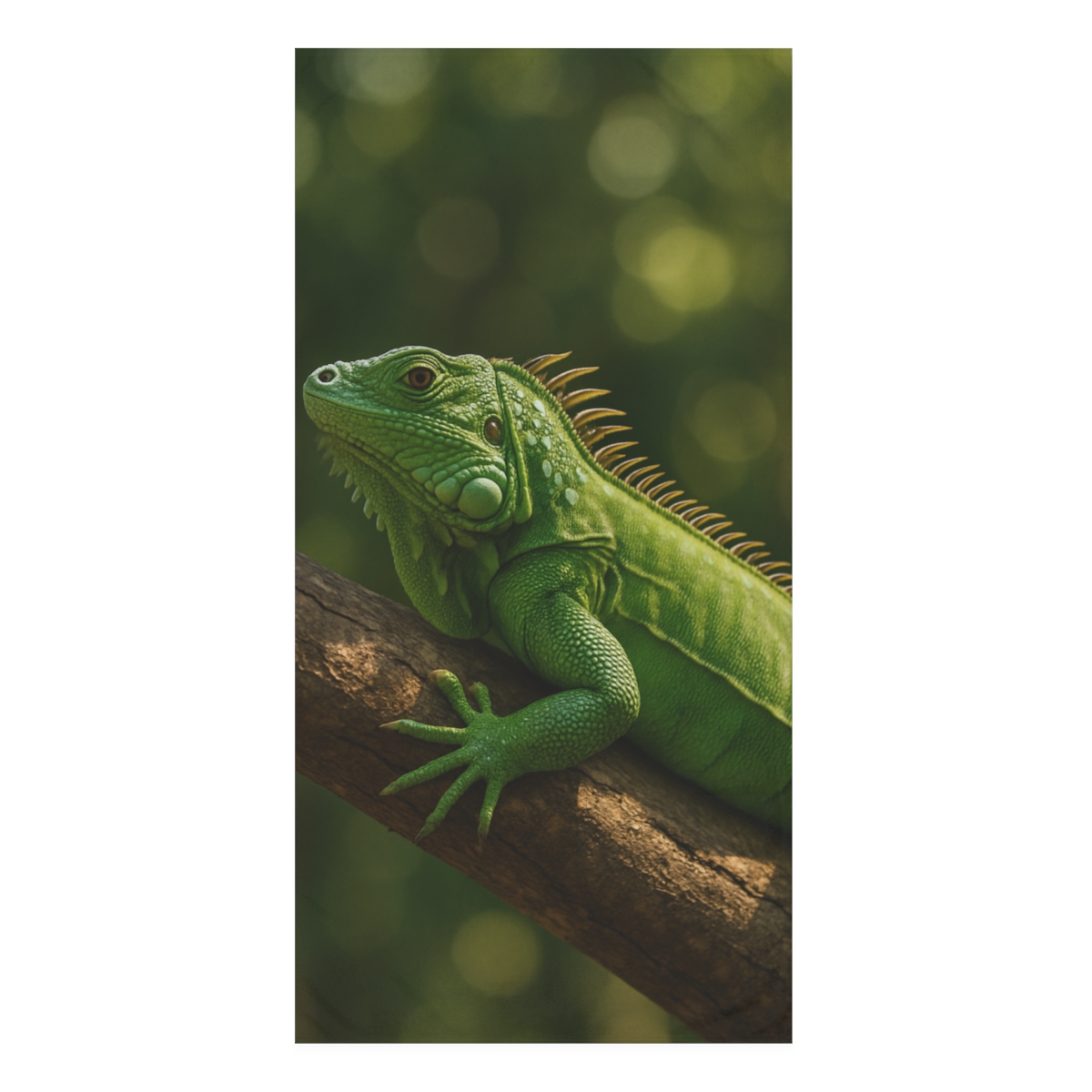 Green Iguana Sunlit Stillness unique gift towels
