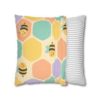 Happy Hexagon Honeycomb Pillow Cases 2 Of Pack