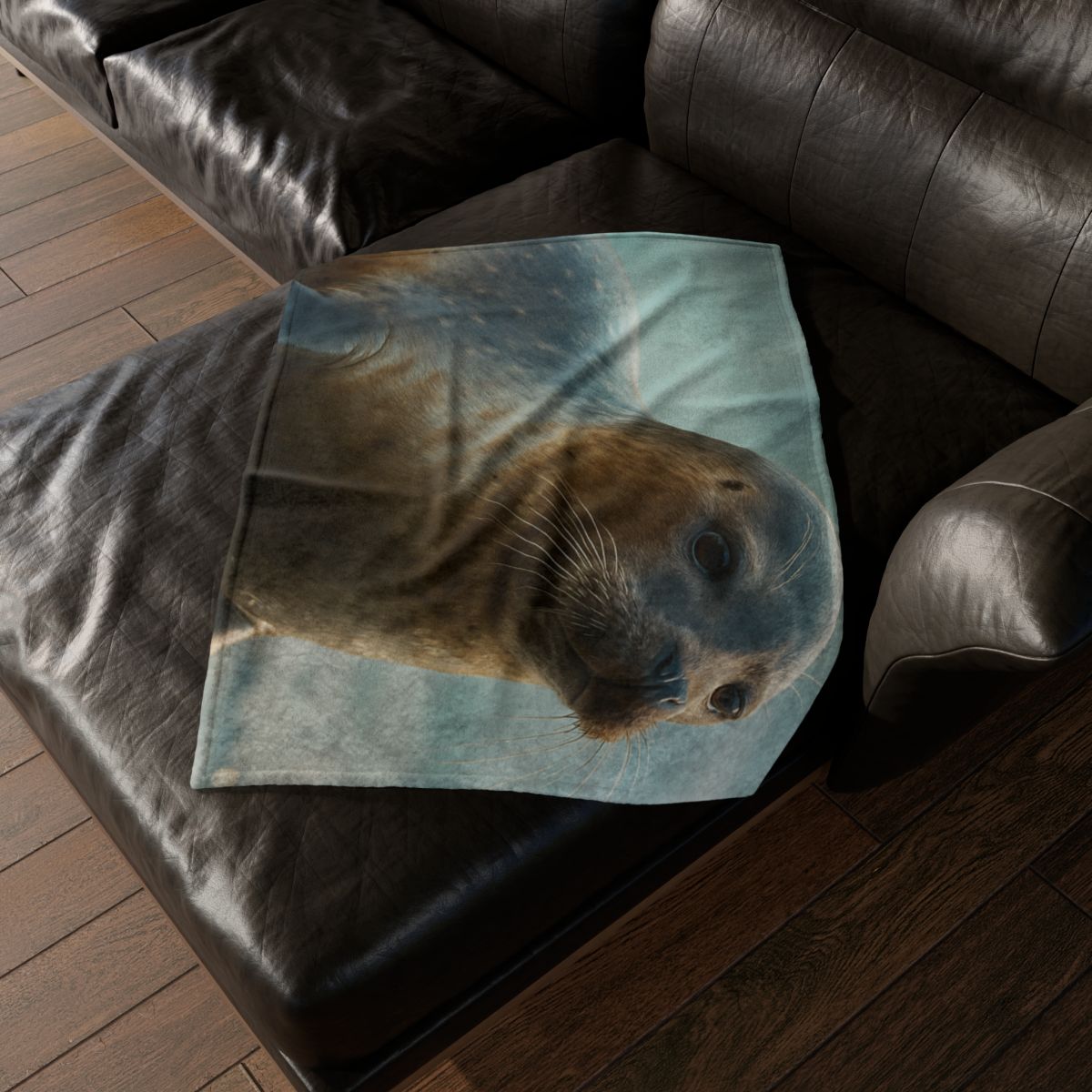 Harbor Sentinel Seal personalized cozy blankets