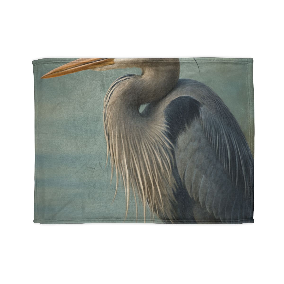 Harbor Watch Great Blue Heron warm winter blankets
