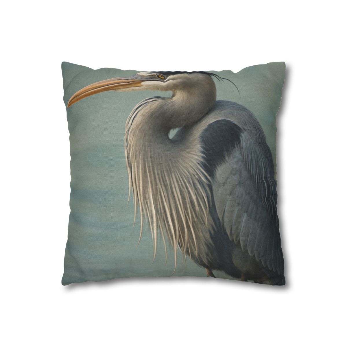 Harbor Watch Great Blue Heron unique gift pillow cases