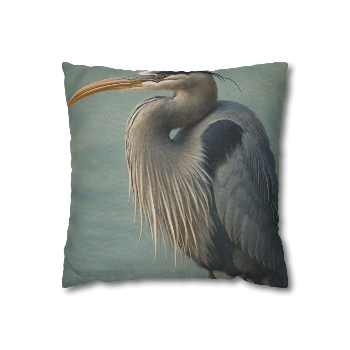 Harbor Watch Great Blue Heron unique gift pillow cases