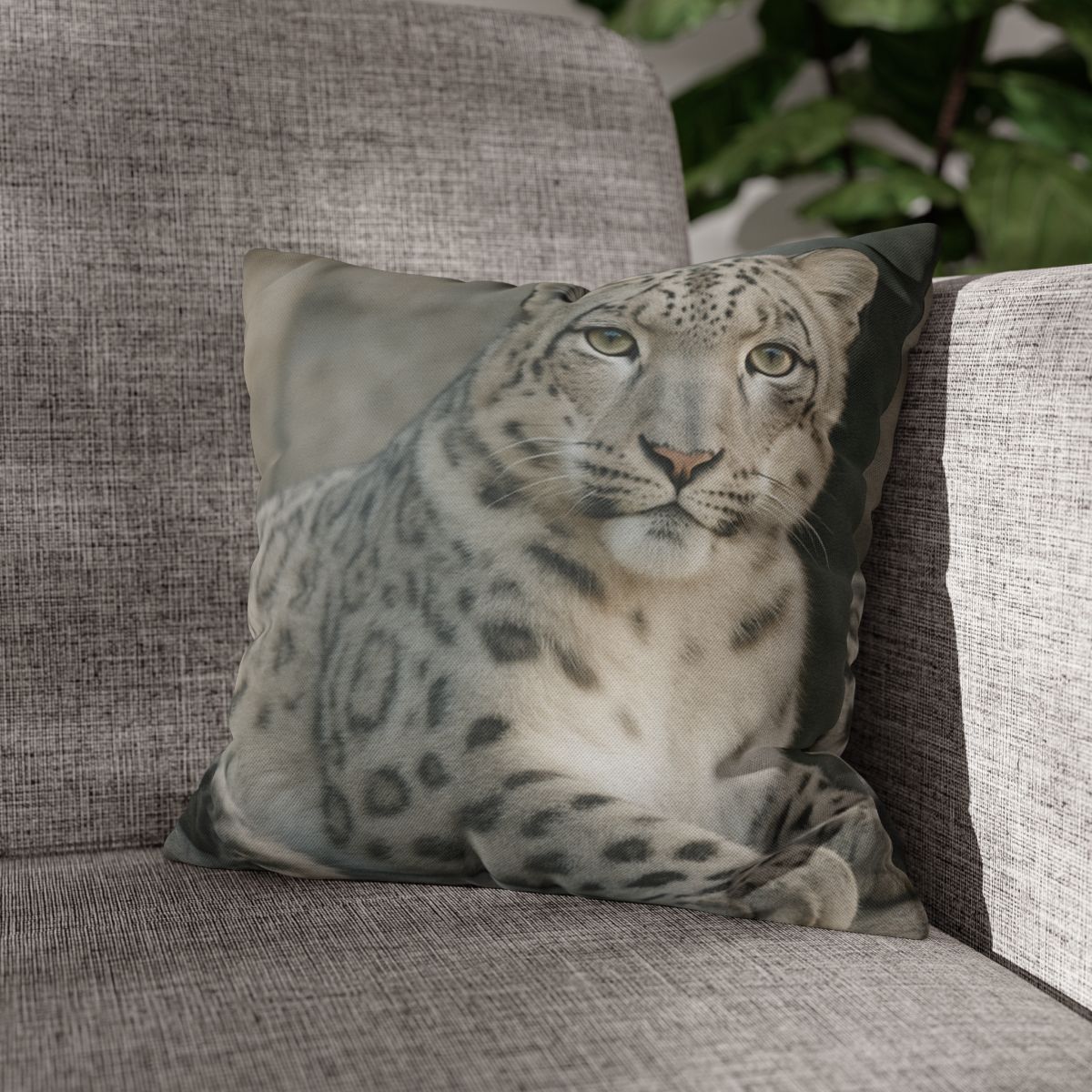 Hidden Realm Snow Leopard unique gift pillow cases