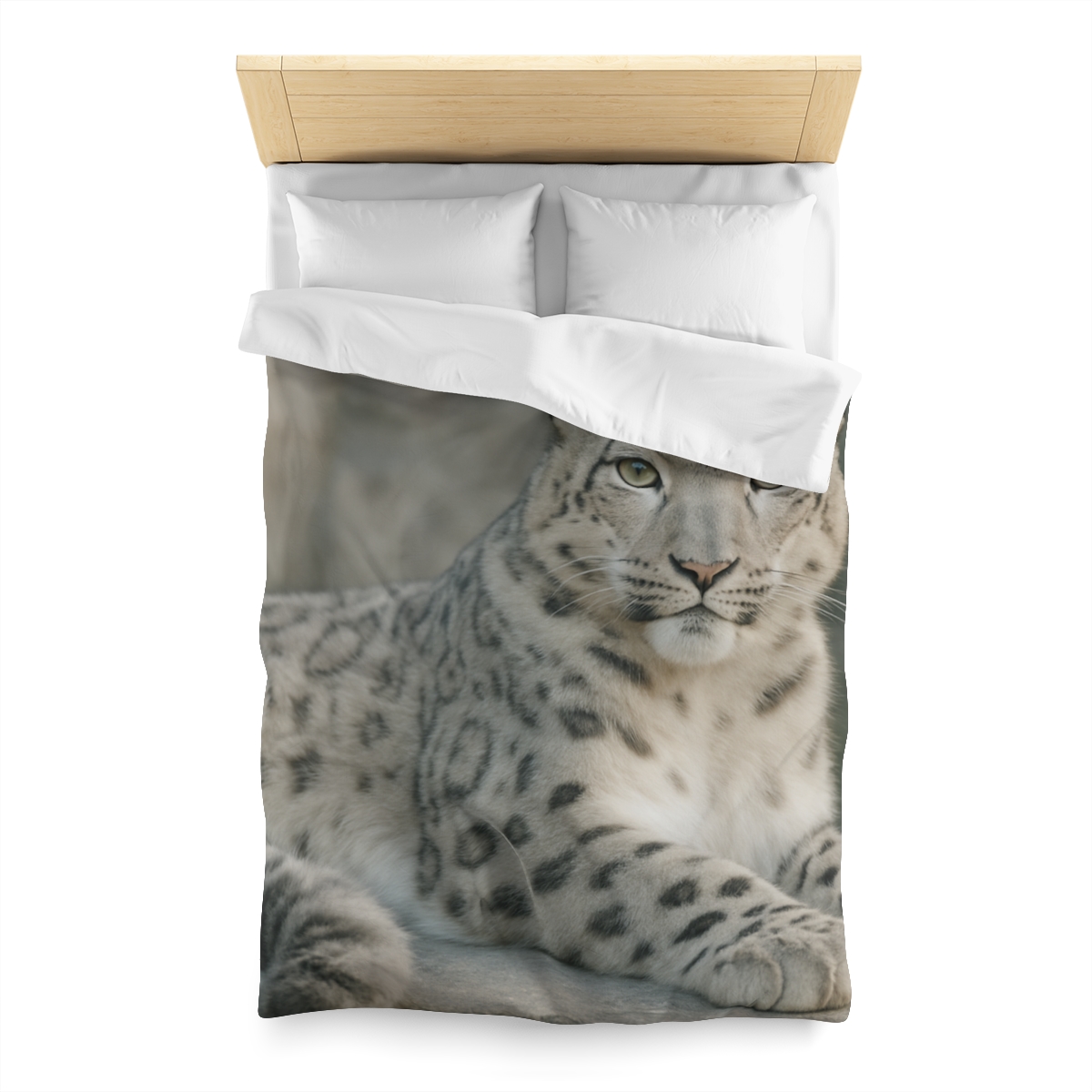 Hidden Realm Snow Leopard unique patterned duvets