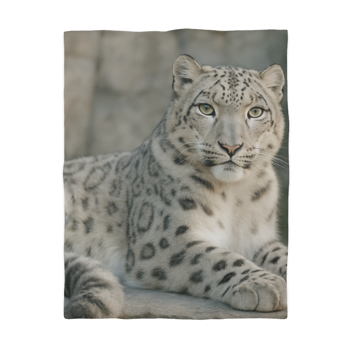 Hidden Realm Snow Leopard unique patterned duvets