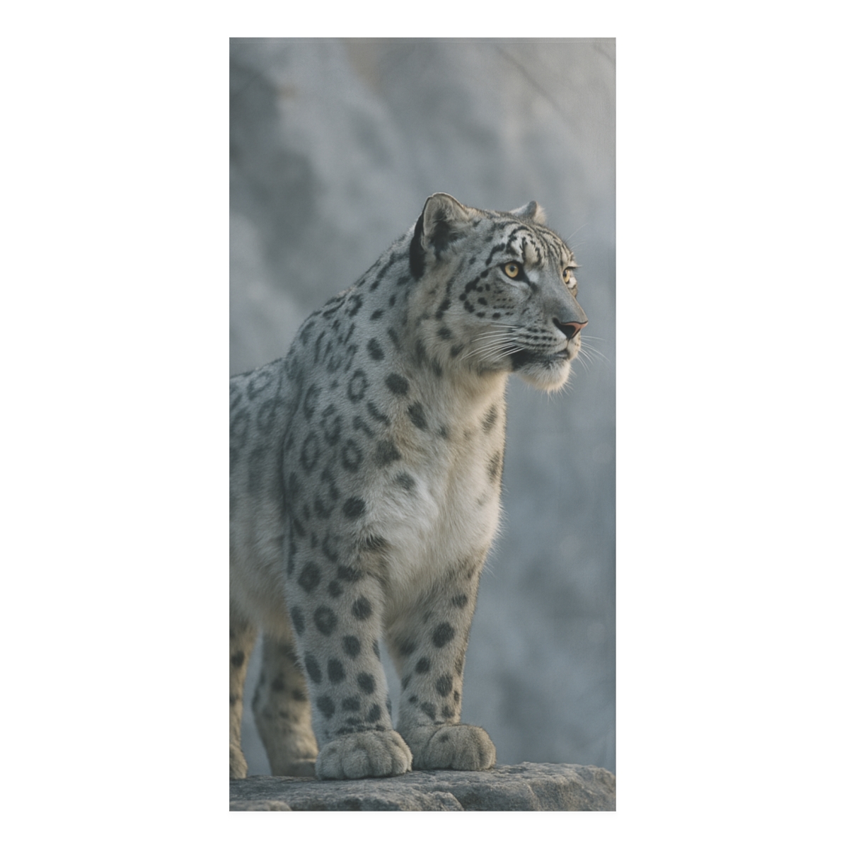 High Peak Ghost Snow Leopard trendy hand towels