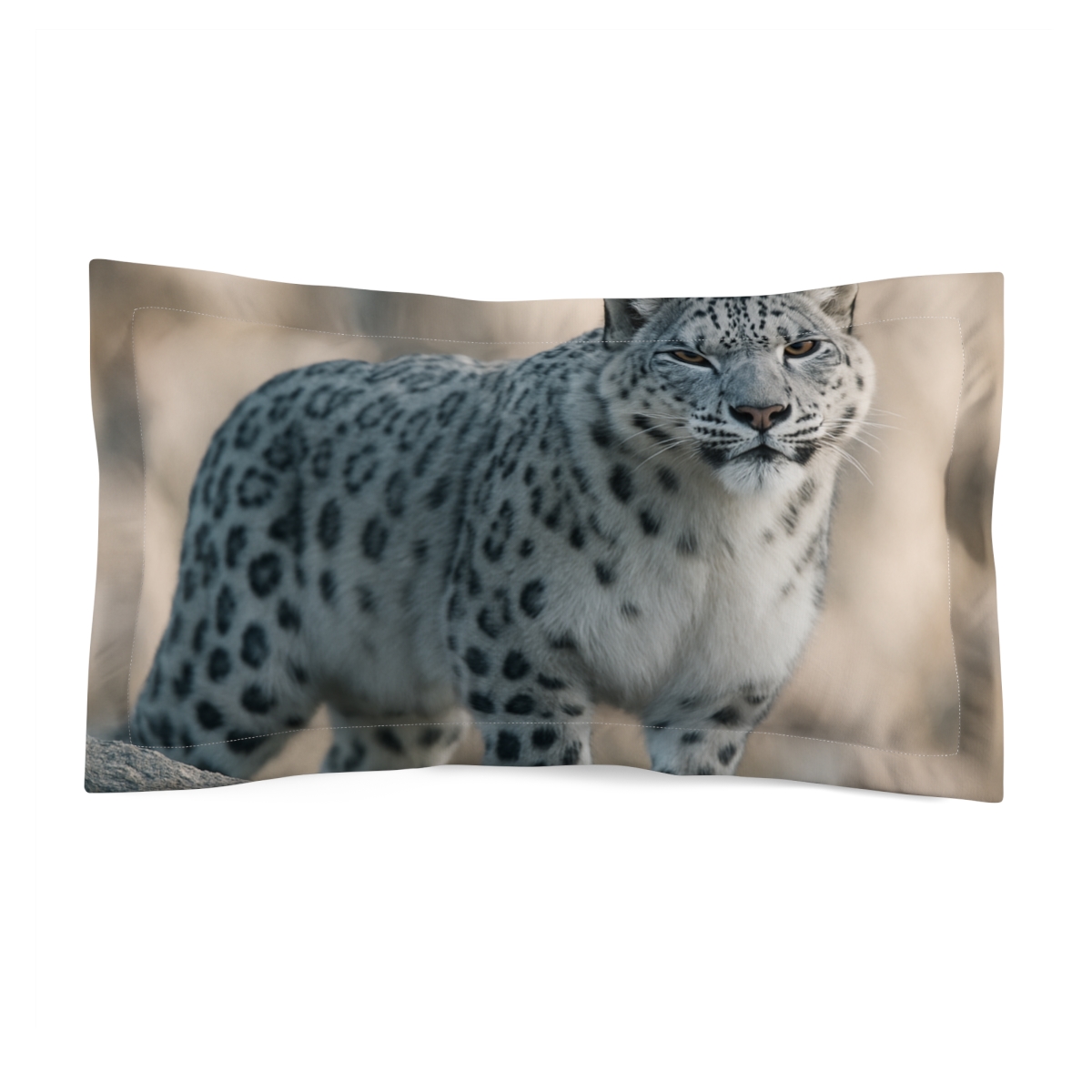 High Ridge Phantom Snow Leopard comfortable bed pillows