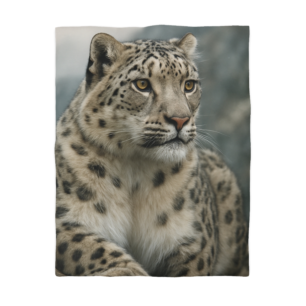 Highland Phantom Snow Leopard unique patterned duvets