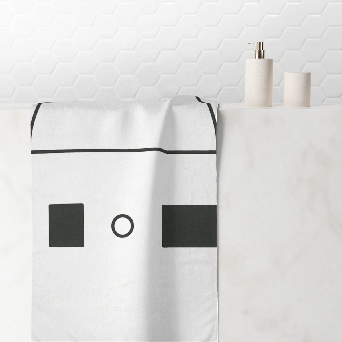 Horizon Arc And Twin Blocks unique gift towels