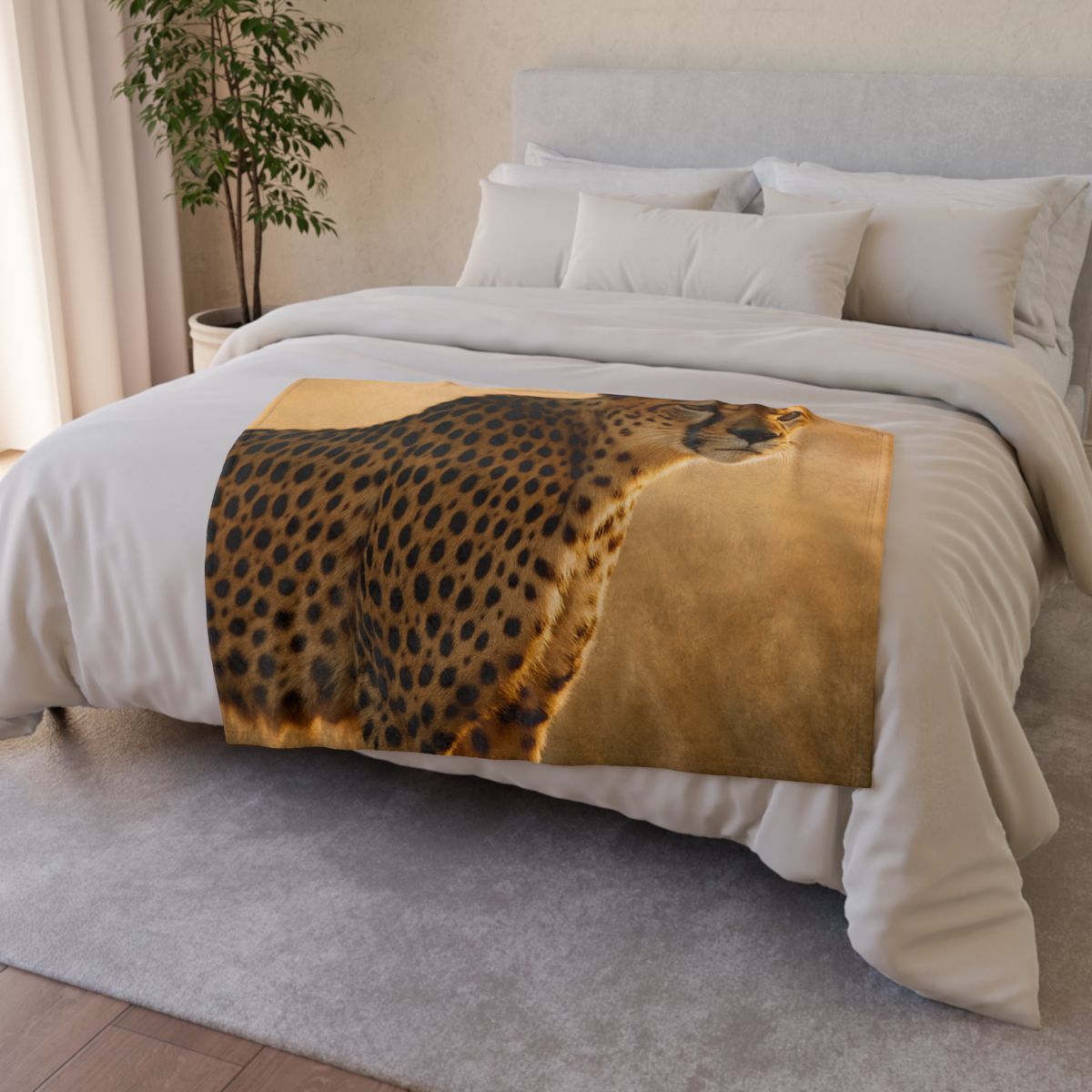 Horizon Runner Cheetah decorative home blankets