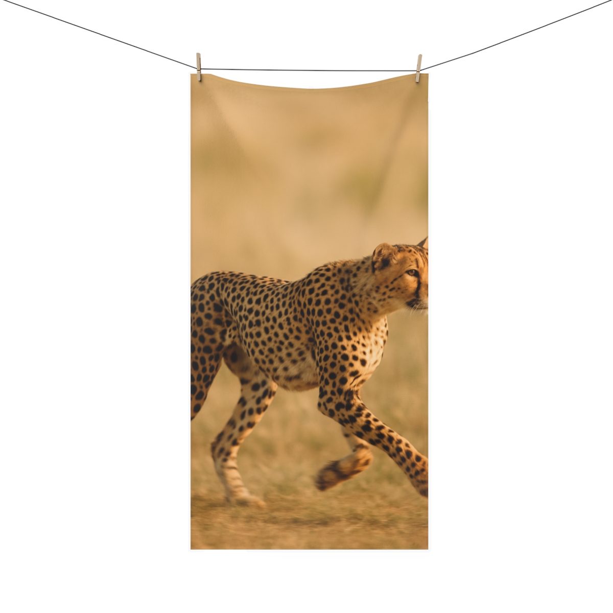 Horizon Runner Cheetah comfortable face towels