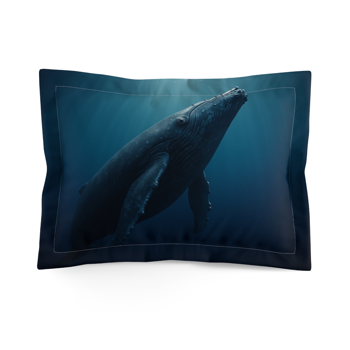 Humpback Whale Silent Ascent soft plush pillows
