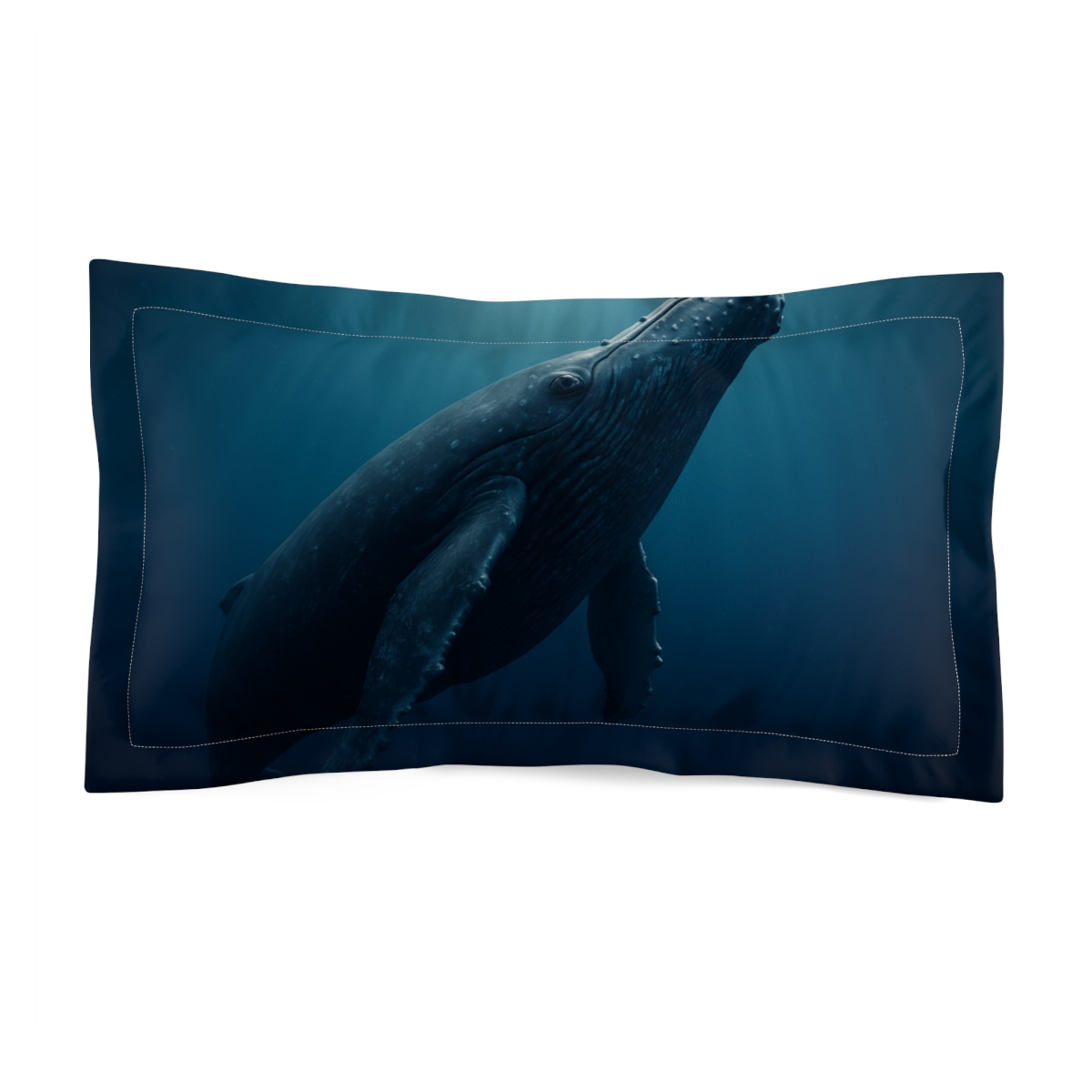 Humpback Whale Silent Ascent soft plush pillows