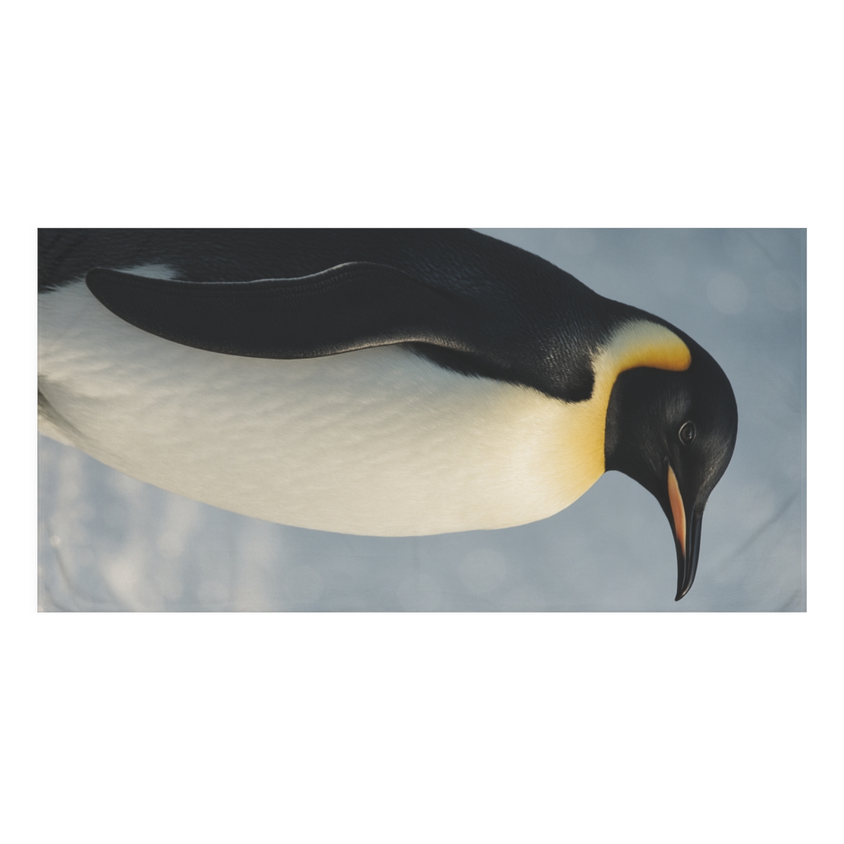 Ice Halo Emperor Penguin trendy hand towels