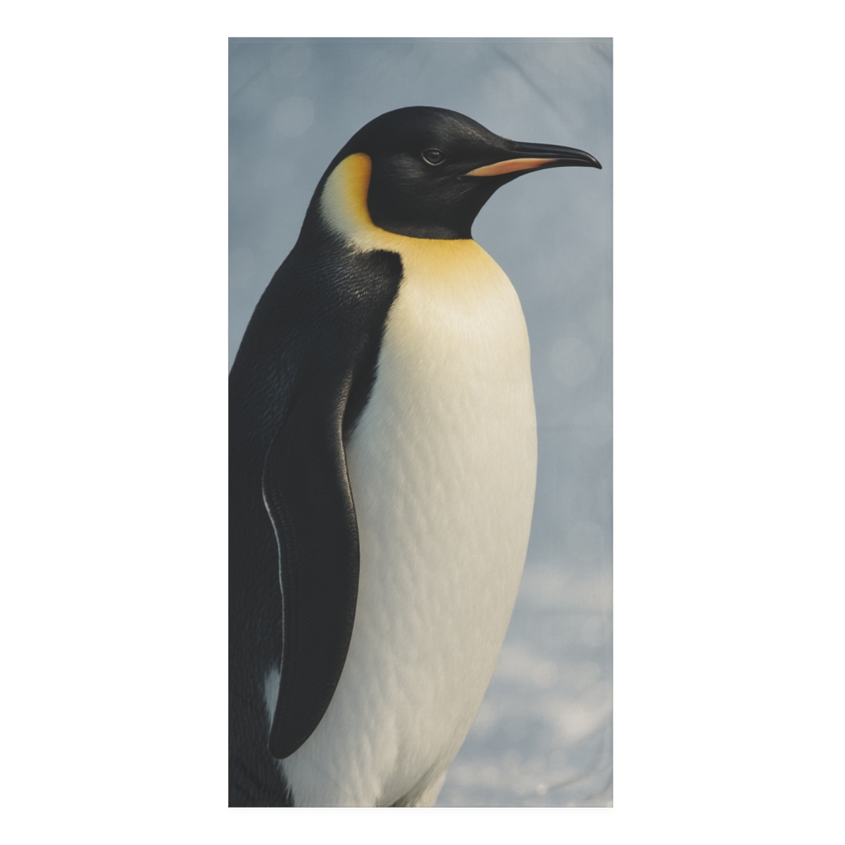 Ice Halo Emperor Penguin trendy hand towels