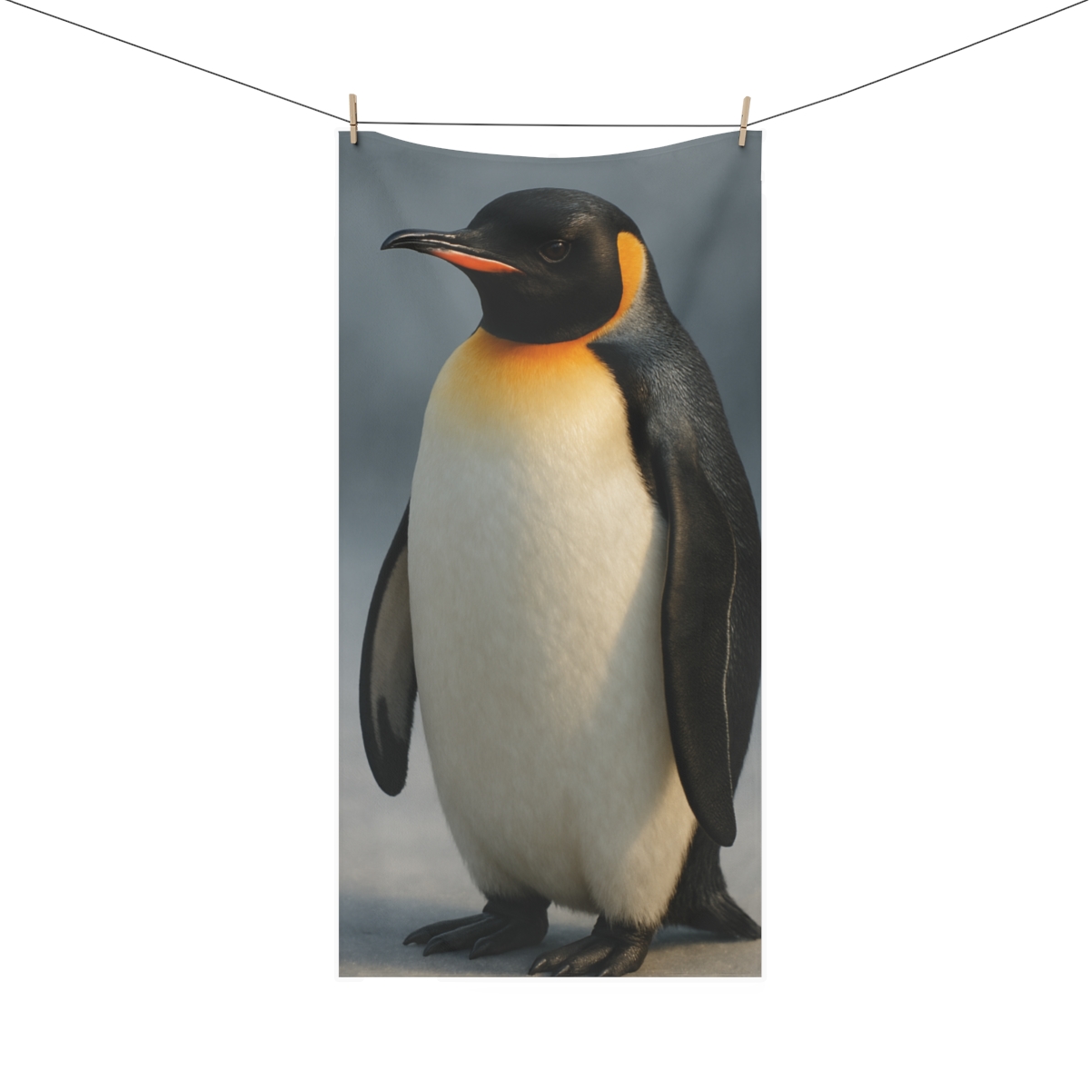 Ice Light Emperor Penguin unique gift towels