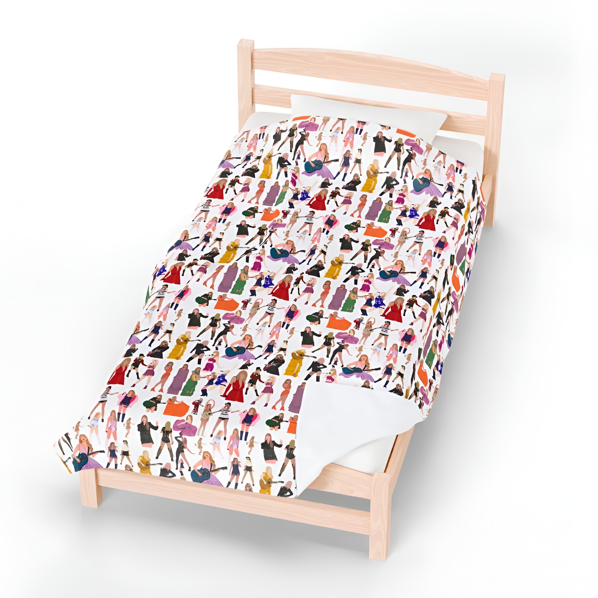 Soft Velveteen Plush Blanket Decorative Throw For Couch Bed