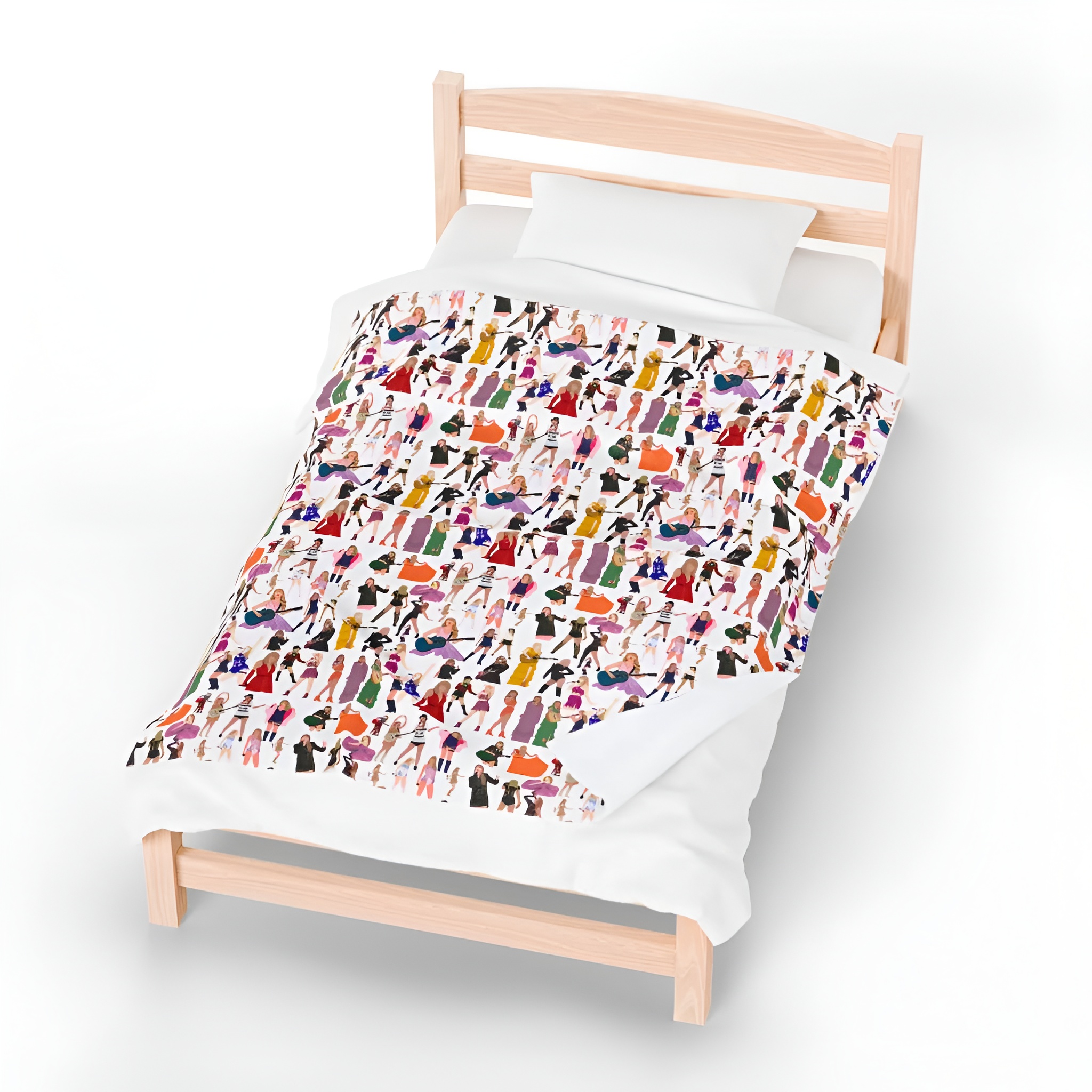 Soft Velveteen Plush Blanket Decorative Throw For Couch Bed