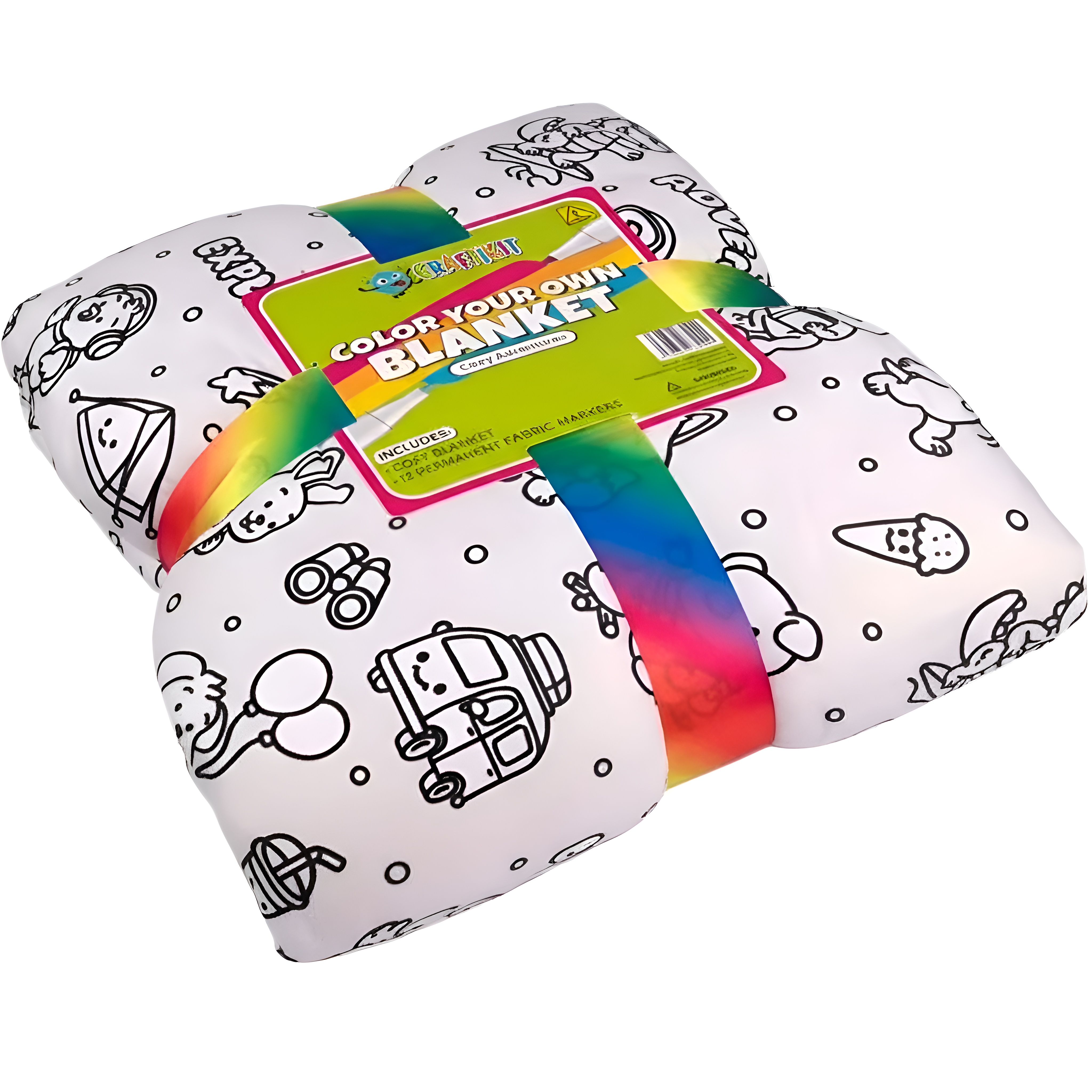 Kawaii Travel Animals Themed Interactive Blanket